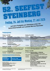 Seefest Steinberg Plakat 2026