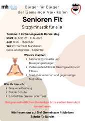 Flyer Sitzgymnastik