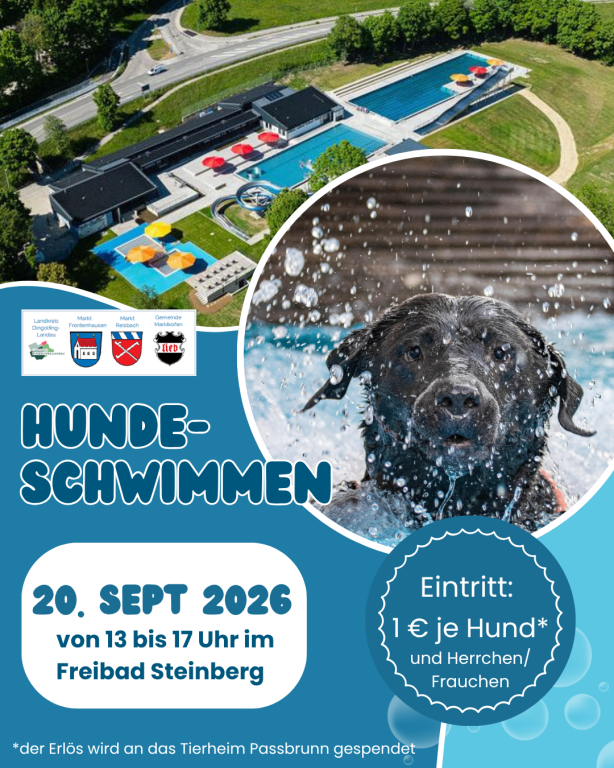 Hundeschwimmen Flyer