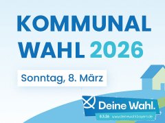 Kommunalwahlen 2026 in Bayern am 08.03.2026
