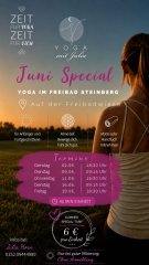 Yoga im Freibad - Flyer