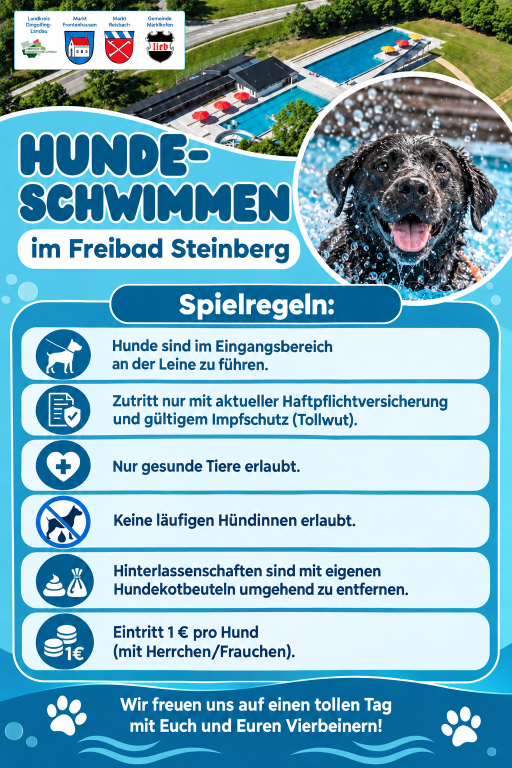 Spielregeln Hundeschwimmen